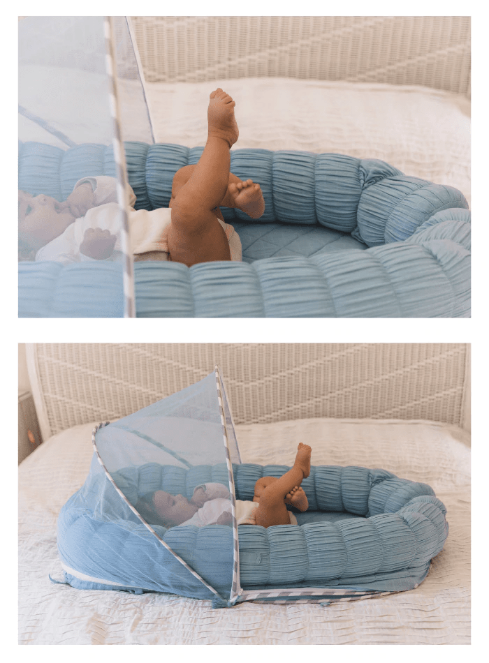 Sleep Cloud ( Blue ) + Roadster Baby Blanket