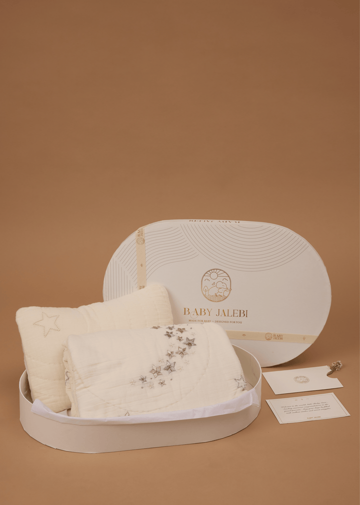 Luna Baby Blanket & Pillow Gift Box