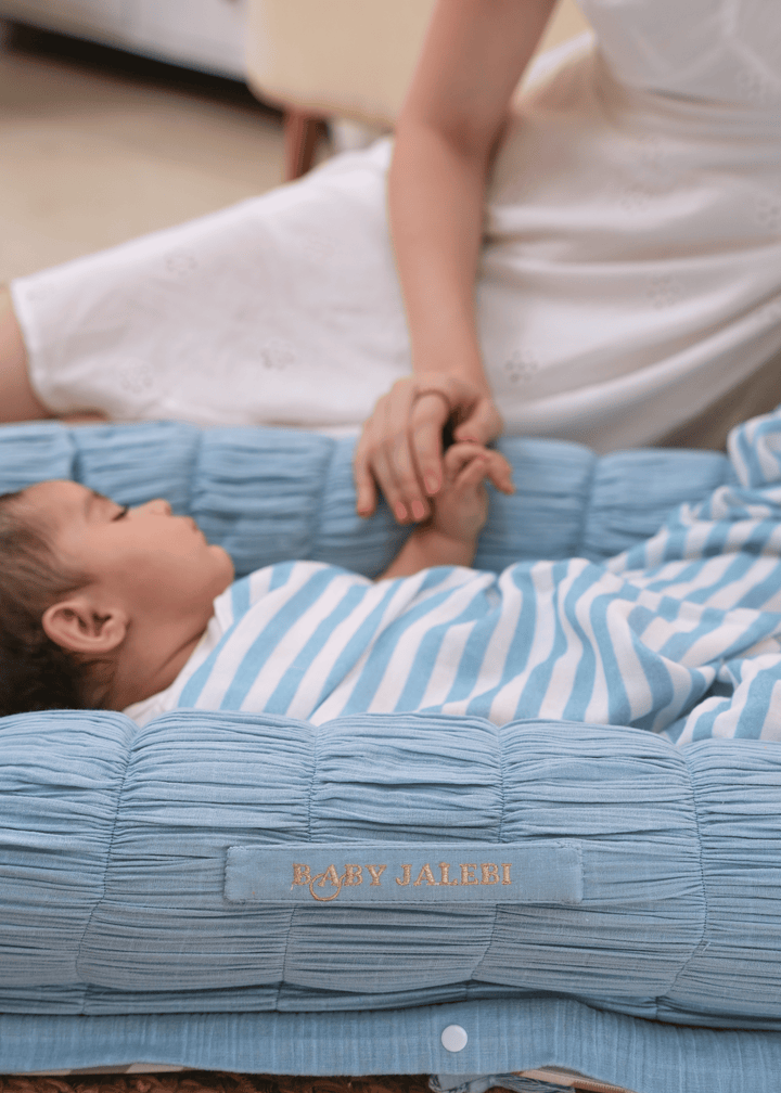 Sleel Cloud ( Blue ) + Roadster Baby Blanket