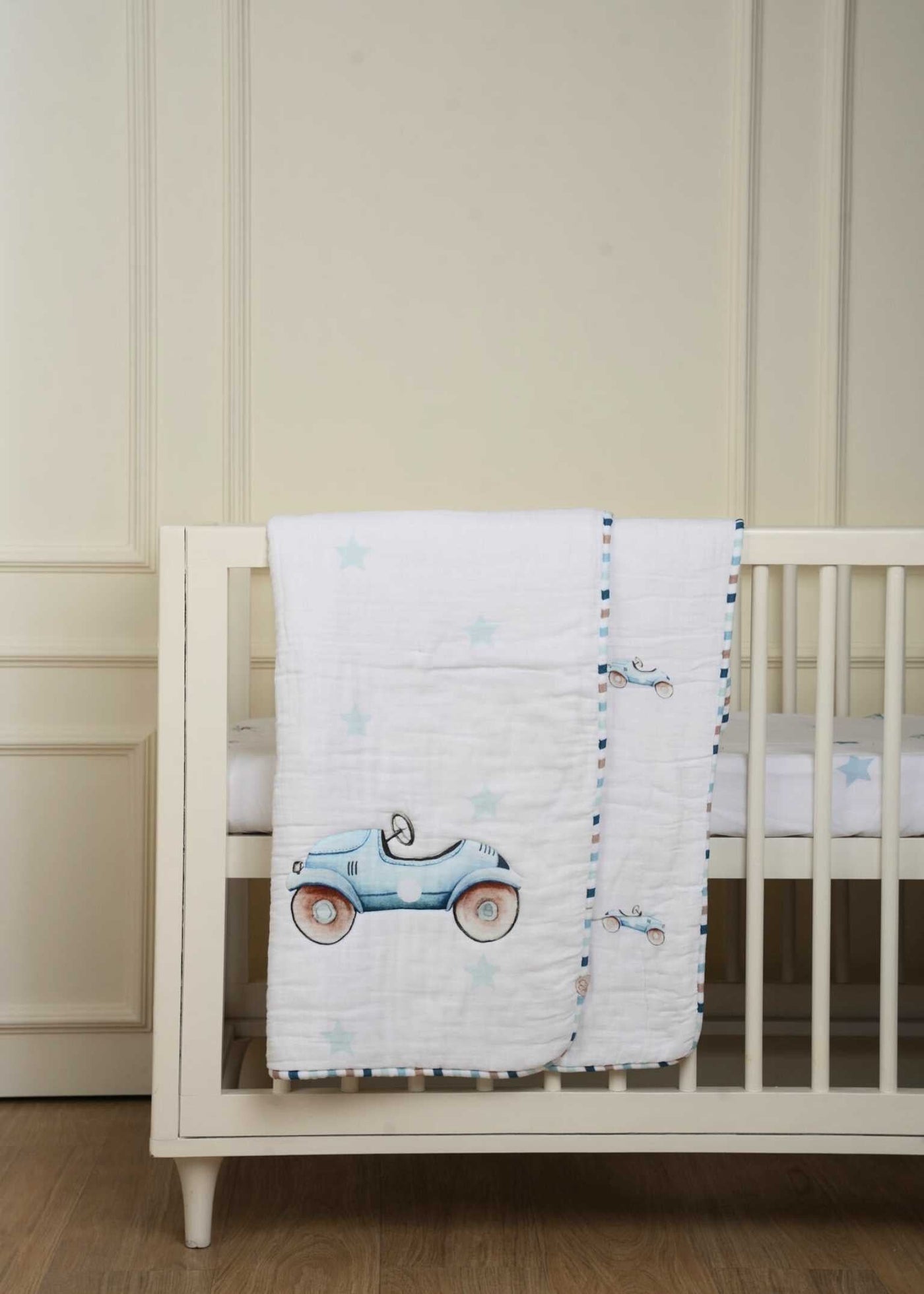 Sleel Cloud ( Blue ) + Roadster Baby Blanket