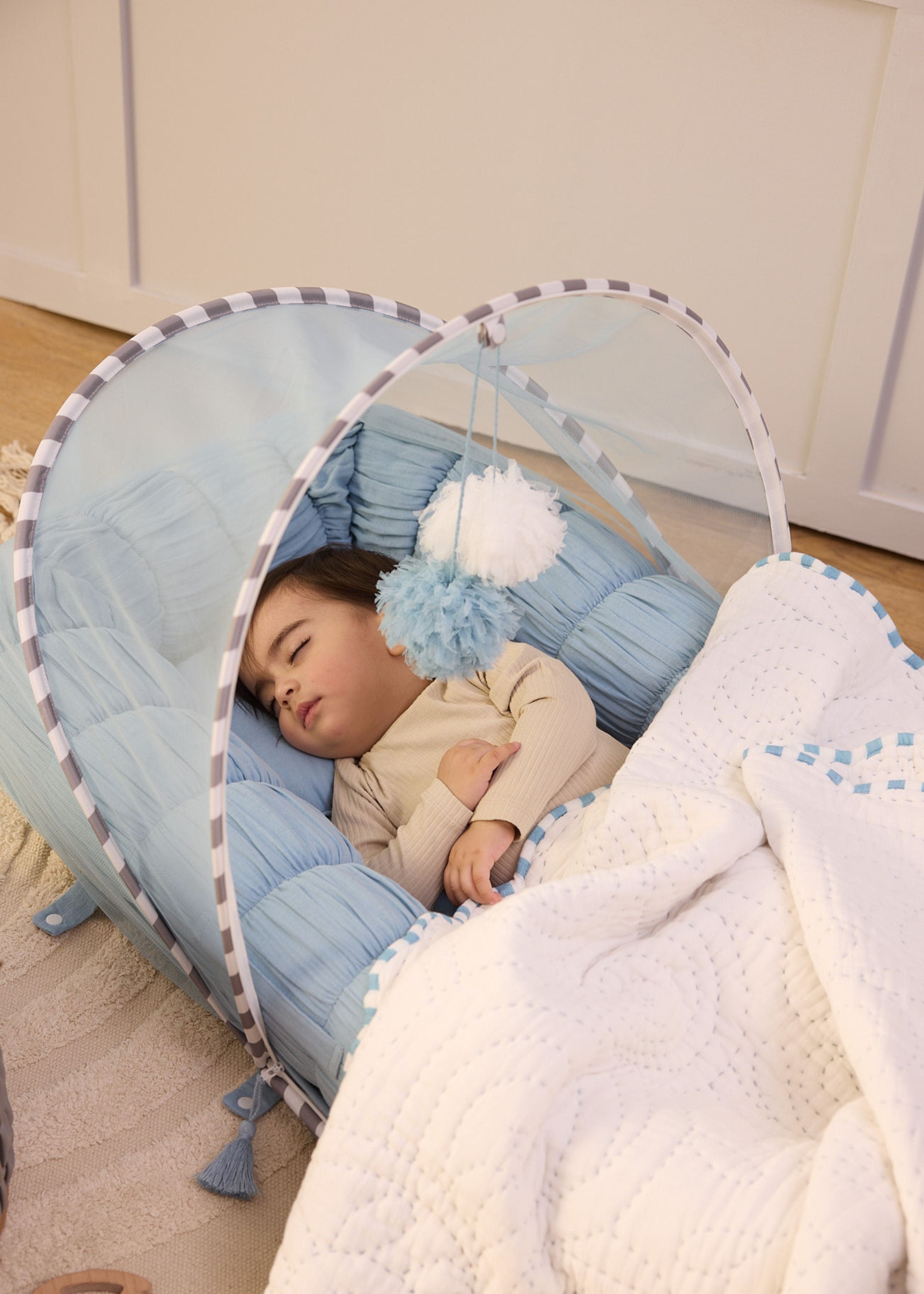 Sleep Cloud ( Blue ) + Roadster Baby Blanket