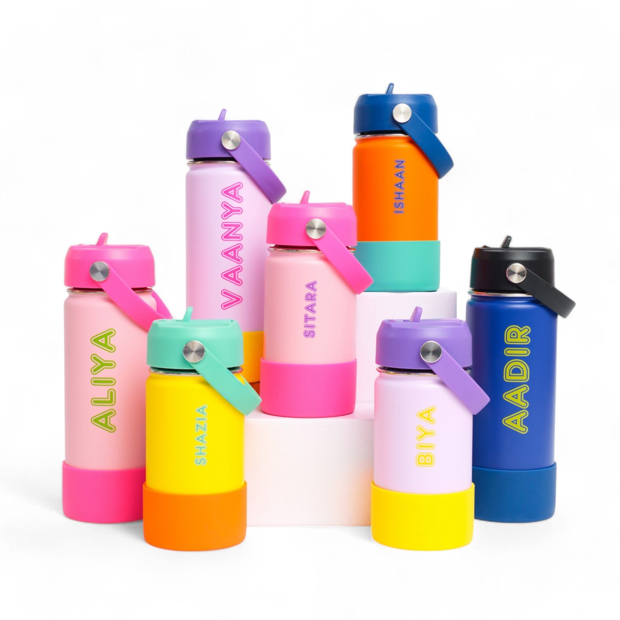 SMALL PINK BLOK PARTY BOTTLE