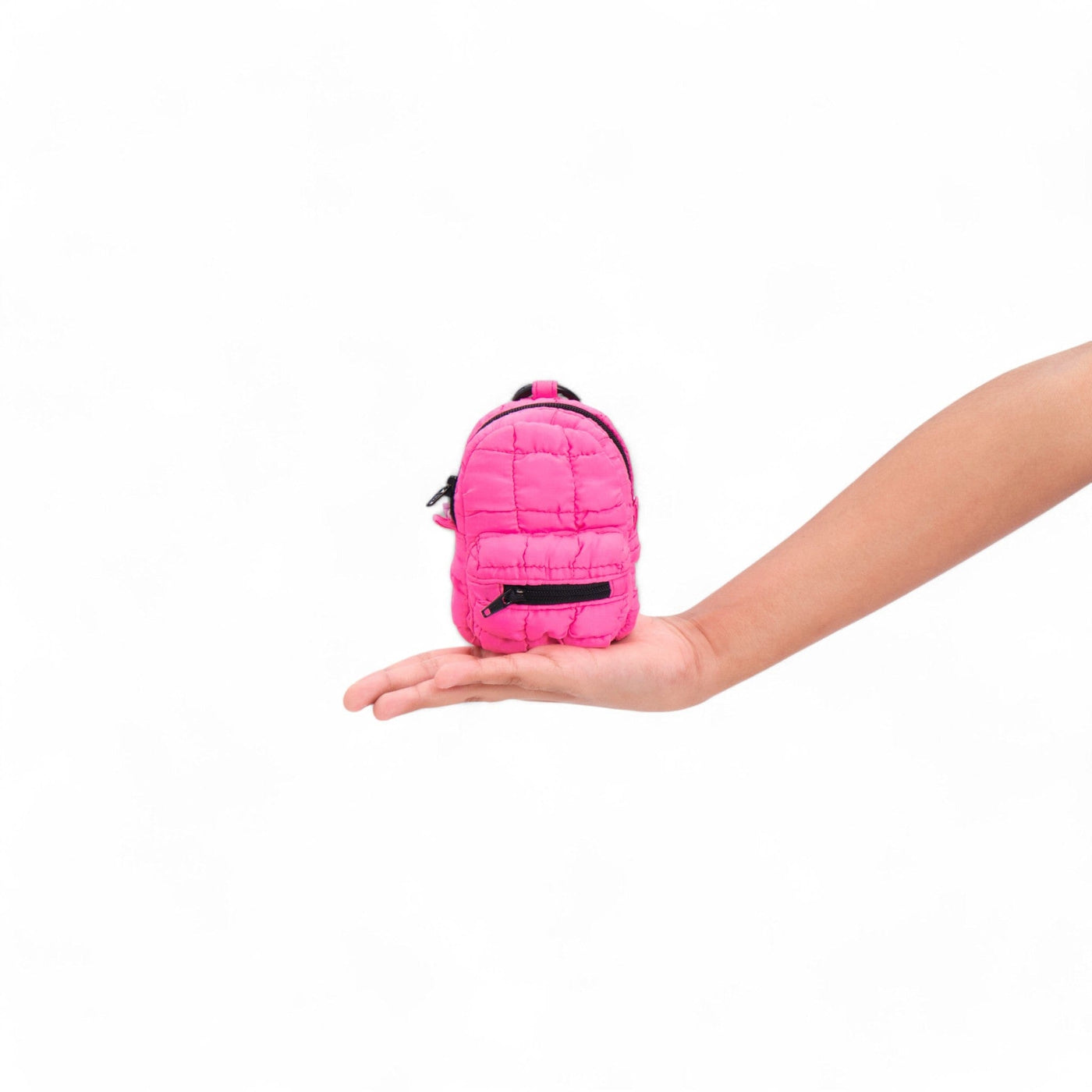 Boba Mini KeyChain Backpack Hot Pink