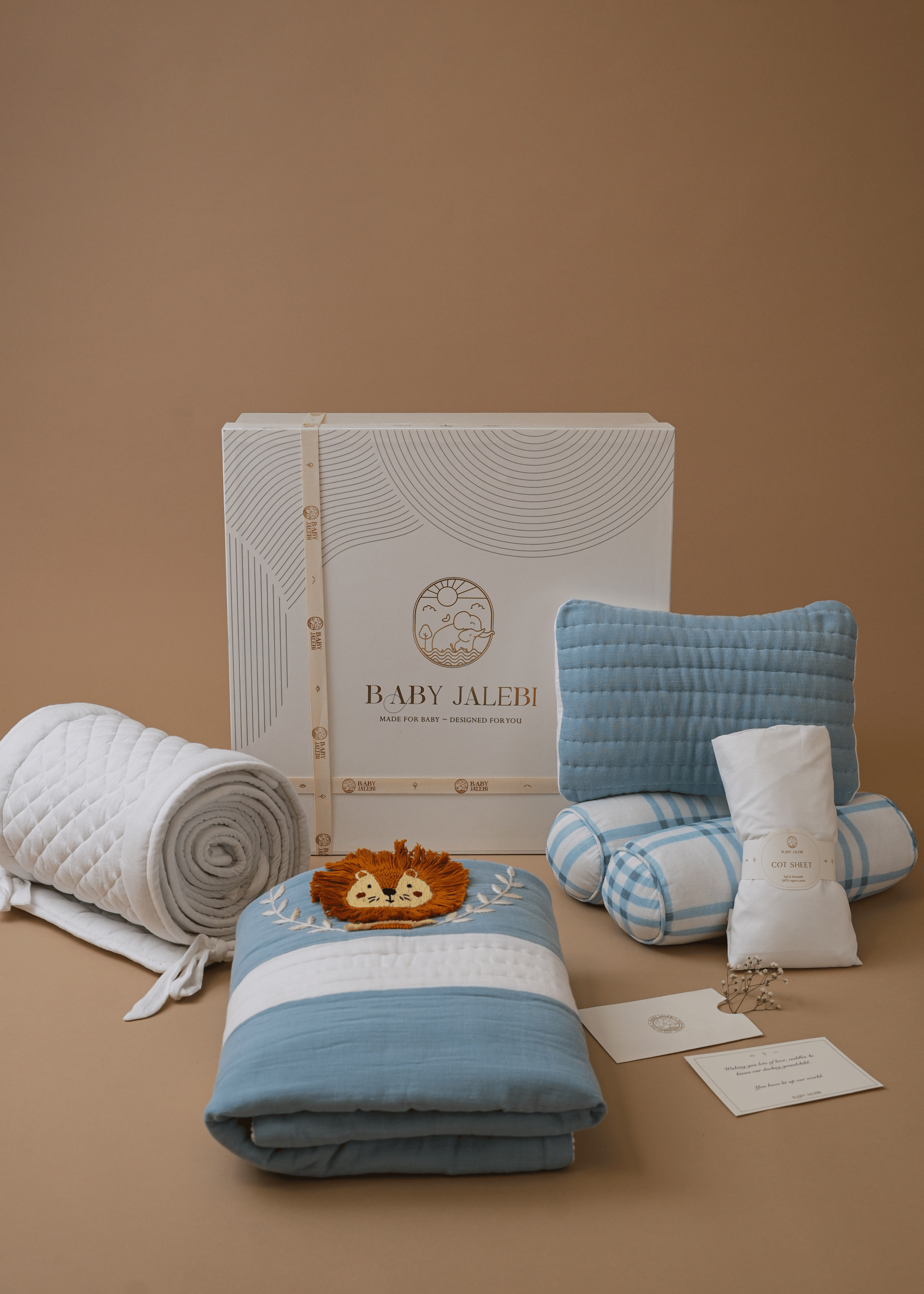 Комплект постельного белья для кроватки Lion King с бампером